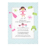 Ice Skating Birthday Party Invitations