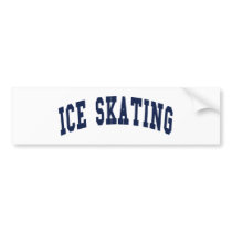 Ice Skating bumper stickers
