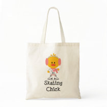 Ice Skating Chick Tote Bag