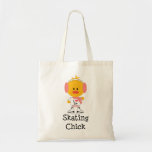 Ice Skating Chick Tote Bag