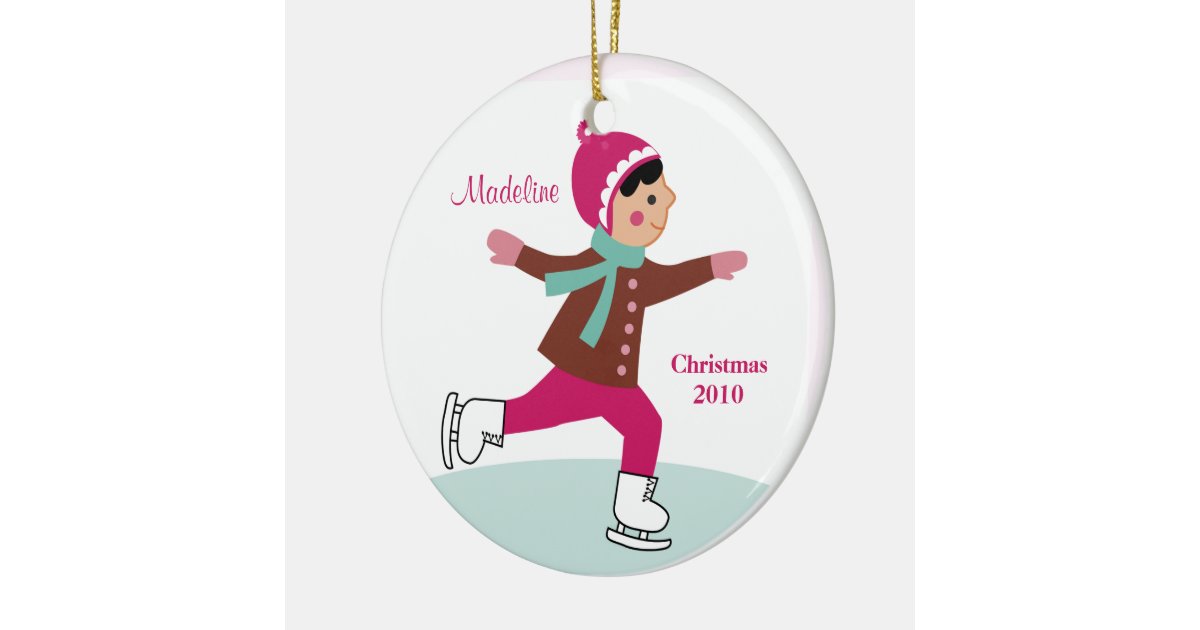ice skating christmas ornament zazzle ice skating christmas ornament zazzle