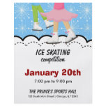 Ice Skating Competition (Blue) Flyers