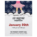 Ice Skating Competition (Dark Blue) Flyers