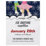 Ice Skating Competition (Dark Blue) Custom Flyer