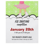 Ice Skating Competition (Green) Full Color Flyer