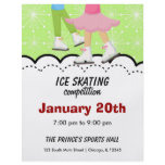 Ice Skating Competition (Green) Flyer Design
