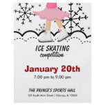 Ice Skating Competition (White) Full Color Flyer