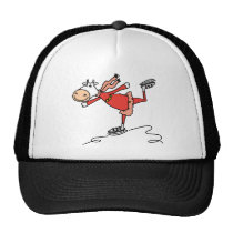 Ice Skating Cow hats
