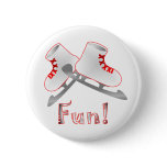 Ice Skating Fun Pin