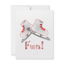 Ice Skating Fun invitations