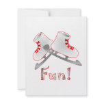 Ice Skating Fun Personalized Announcements