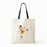 Ice Skating Girl In Orange Bag