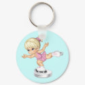 Ice Skating Girl keychains by lilones Ice Skating Girl keychains