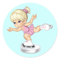 Ice Skating Girl stickers