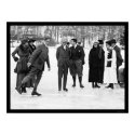 Ice Skating in Tuxedo Park, NY 1920 posters