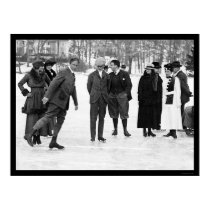 Ice Skating in Tuxedo Park, NY 1920 posters by lc_vintagephotos Ice Skating in Tuxedo Park, NY 1920 posters