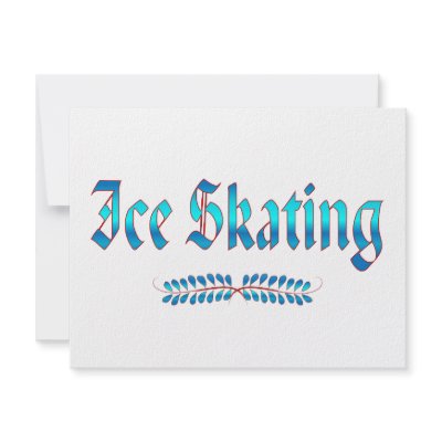 ICE SKATING INVITATIONS by HobbiesLeisure