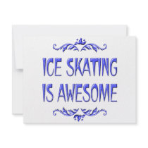 Ice Skating is Awesome invitations