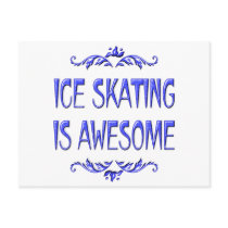 Ice Skating is Awesome postcards