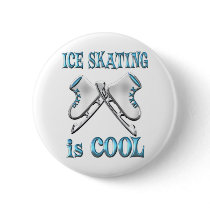 Ice Skating is Cool Buttons
