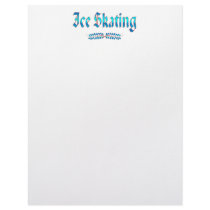 ICE SKATING letterhead