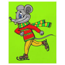 Ice Skating Mouse Full Color Flyer