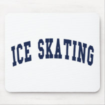 Ice Skating Mouse Pads