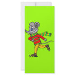 Ice Skating Mouse rack cards