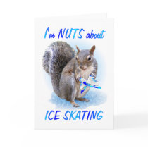 Ice Skating Nut Cards