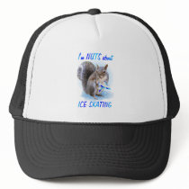Ice Skating Nut Trucker Hat