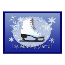 Ice Skating Party! Custom Invitation