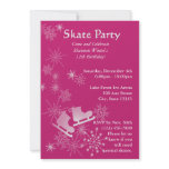 Ice Skating Party Invitations