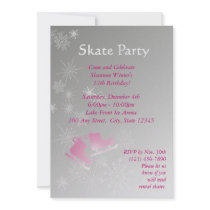 Ice Skating Party Announcements