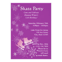 skating party invitation