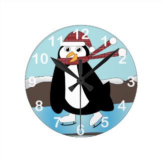 Ice Skating Penguin