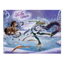Ice Skating Post Card
