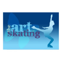 Ice Skating Poster posters