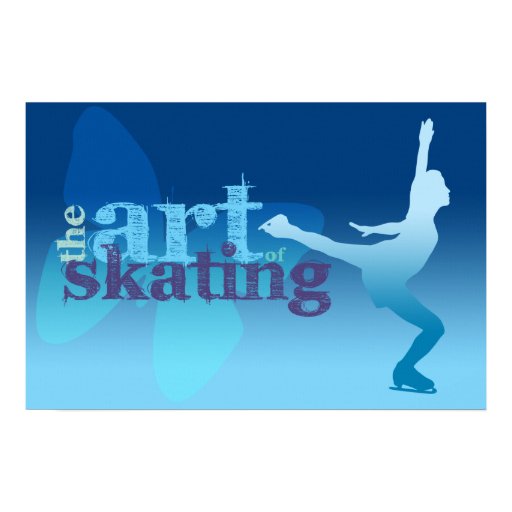 Ice Skating Poster Zazzle