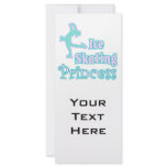 ice skating princess rack card design