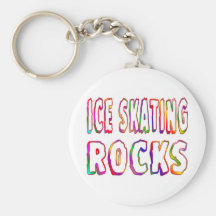 Ice Skating Rocks Key Chain
