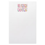 Ice Skating Rocks Stationery