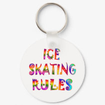 Ice Skating Rules keychains