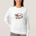 Ice Skating Santa & Mrs. Claus by Trina Clark t-shirts by trinaclarkdesigns Ice Skating Santa & Mrs. Claus by Trina Clark t-shirts