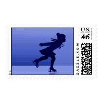 Ice Skating Stamp stamps