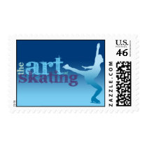 Ice Skating Stamp - Art of Skating by skatingislife Ice Skating Stamp - Art of Skating