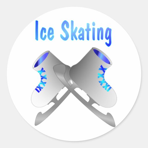 Ice Skating Stickers Zazzle