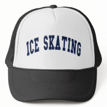 Ice Skating Trucker Hat
