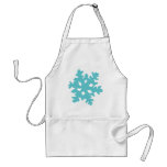 ice snow flake - snowflake apron