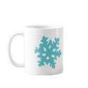 ice snow flake - snowflake mugs