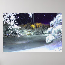 Ice-Snow-pond Poster